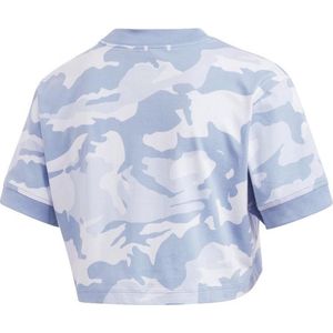 adidas Originals Cropped Tee T-shirt Vrouwen Blauwe 36