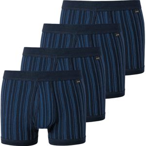 Schiesser Heren onderbroek kort met voorsluiting 4 pack Original Classics fijnrib
