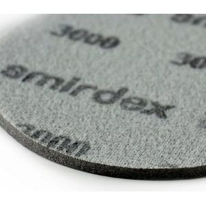 SMIRDEX 922 Mat 80mm x 5mm foam sanding discs | Schuurfoam schijven | P3000 | 15 stuks in doos