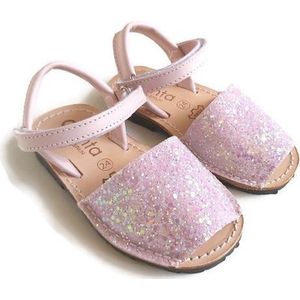 Cienta - kinderschoen - sandaal - glitter roze