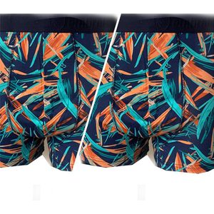 Embrator 2-stuks mannen Boxershorts overall print maat 3XL