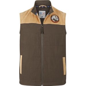 Jan Vanderstorm herren Bodywarmer - 58 - olijf