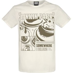 Linkin Park Amplified Collection - Somewhere I Belong Heren T-shirt - gebroken wit - M