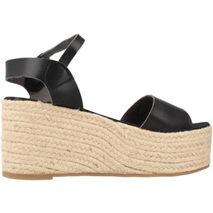 Clara Duran - Platform Sandal Wedges - Zwart - Dames