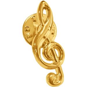 CombiCraft Speldje G-sleutel goud per 50 stuks