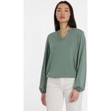 Ragwear - Santica - Blouse - Groen - Dames - V-hals