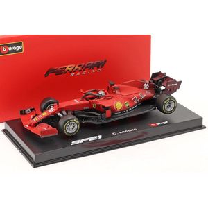 Ferrari SF21 #16 F1 2021 Charles Leclerc 1:43 Bburago Signature Series