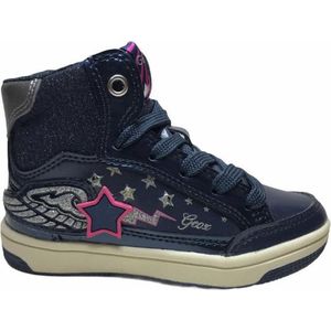 Geox rits veter LED hoge wings sneakers J74L5A navy mt 25
