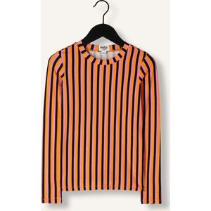 Salty Stitch Salty Stripes Long Sleeve Tops & T-shirts Meisjes - Shirt - Roze - Maat 152/158