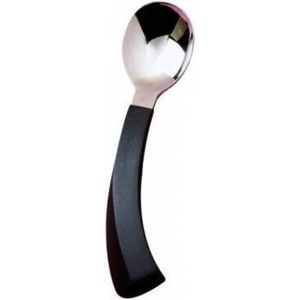 Gebogen artritis bestek Amefa : lepel rechts gebogen voor de linkerhand