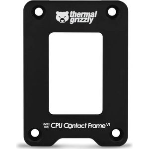Thermal Grizzly CPU Intel 1851 - Contact Frame V1 Voor intel Core Ultra 200 Series - zwart