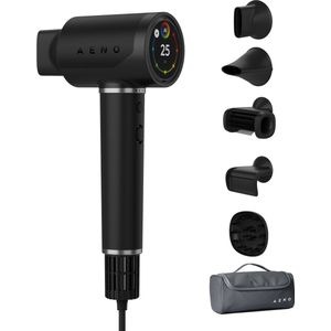AENO - HD5 AI ProDryer - Föhn - Zwart - Met Diffuser en Ionentechnologie - 5 Warmte- en 2 Snelheidsinstellingen