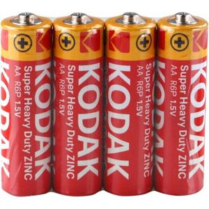 AA batterijen - Super Heavy Duty Kodak Zinc - 4 stuks