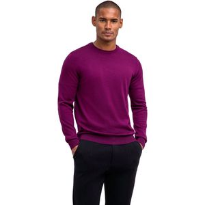FALKE - Basic New Merino Crew Neck - Wol Trui - Rood
