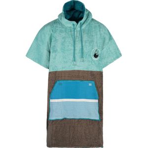 Wave Hawaii Poncho Unisex Groen/bruin Maat M