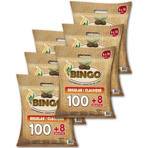 Bingo Regular Koffiepads - 6 x 108 Pads