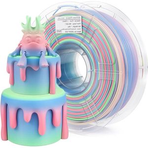 Mat PLA-filament 175 mm macaron roze groen blauw regenboog PLA Plus 1 kg-22 lb- hoogwaardige printkwaliteit- maatnauwkeurigheid +/- 003 mm