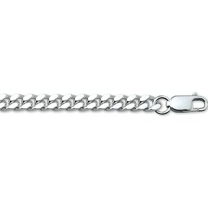 The Jewelry Collection For Men Armband Geslepen Gourmet 5,0 mm - Zilver