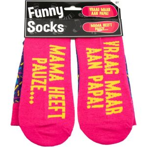Funny Socks | One Size | Mama heeft pauze