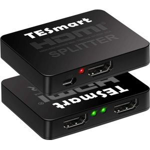 TESmart HDMI Splitter - 2 poorten - Zwart