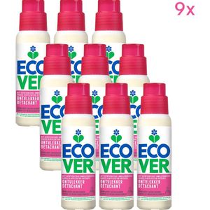Ecover Ontvlekker - Vlekverwijderaar - Voordeelverpakking 9 x 200 ml - vuilbestrijdende enzymen - Biologisch afbreekbaar - Zero‑Waste Productie
