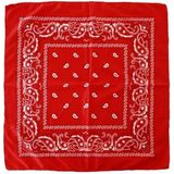 Boerenzakdoek rood – 1 luxe zakdoek – 55x55 cm - Trots op de boer - Bandana - Boerenprotest