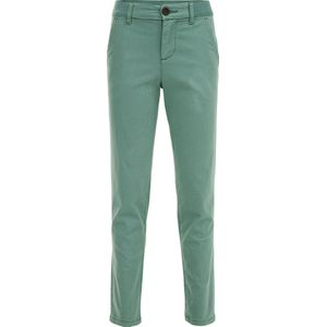 WE Fashion Jongens slim fit chino met dessin