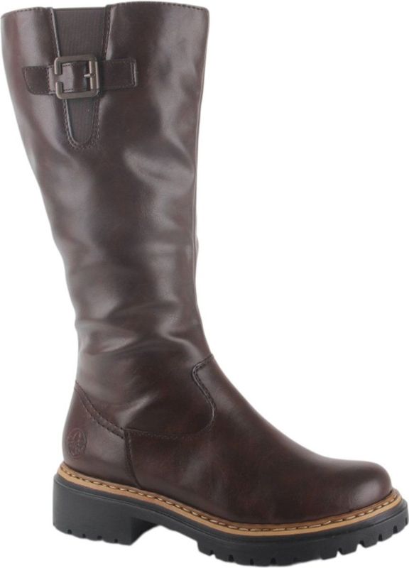 Rieker - 72694-25 - Laarzen - Bruin - Imitatieleer