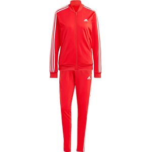 adidas Sportswear Essentials 3-Stripes Trainingspak - Dames - Rood- M