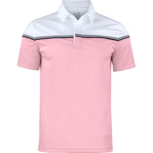Cutter & Buck Seabeck Polo Heren 354428 - Lichtroze/wit - S