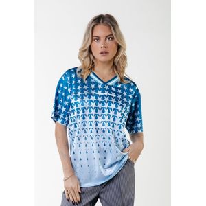 Colourful Rebel Tayla Star Football T-Shirt - L