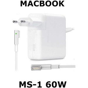 Eisenz EZ2412 MS-1 MacBook Pro Oplader 60W – MagSafe 1 Adapter | Compatibel met A1184, A1344, A13302