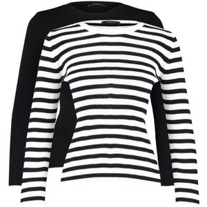 Trendyol Trui  zwart / wit