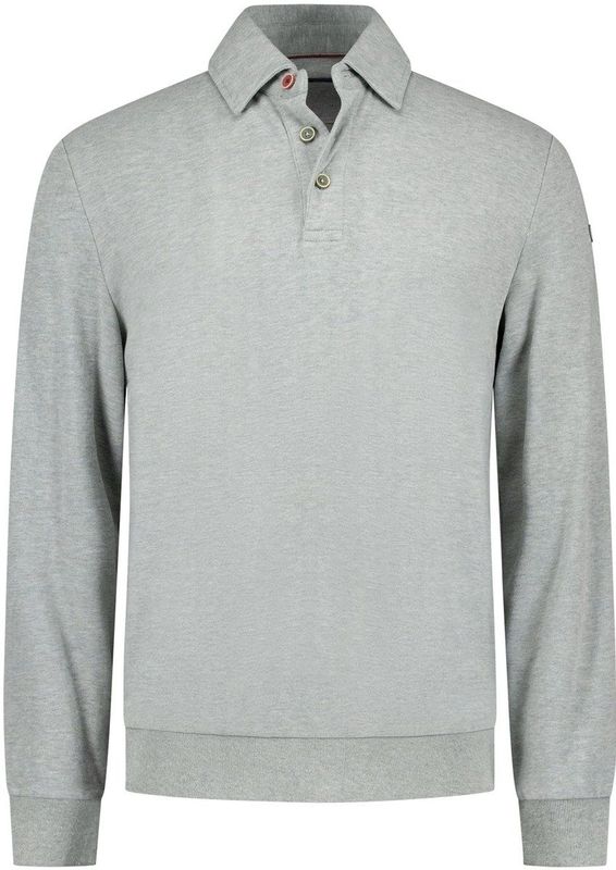 NZA - Heren Polo - 25HN202 - 1764 Army Grey Melange