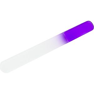 Premax-Professionele Pedicure-glasvijl-Groot- 19.5 cm- Transparant Paars