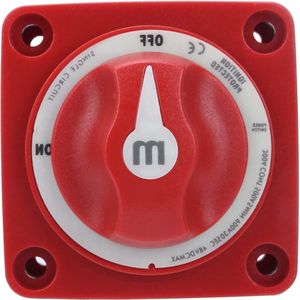 Accu-isolatorschakelaar Enkel Circuit-uitschakelschakelaar 6006 M-serie 12-48V Slijtvast voor Scheepsaccu-isolator.