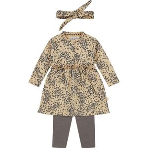 Dirkje-Meisjes babyset -Donker zand - Maat 86