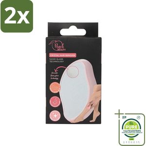 Peach Beauty - Crystal Hair Remover - Ontharen - Dames - Zomer & Vakantie - 1 Stuk - Voordeelverpakking - 2 stuks - Haarverwijdering - Ontharingsmiddel