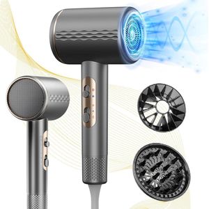 Haardroger Ionische 2400 W Professionele Haardroger met 1 Concentrator - Diffuser 2 Snelheden en 3 Temperaturen Haardroger