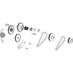 Zebra - Aandrijfset - Printeraccessoires - Voor ZT400 Serie ZT410 en ZT420