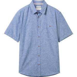 TOM TAILOR cotton linen shirt Heren Overhemd - Maat XXXL