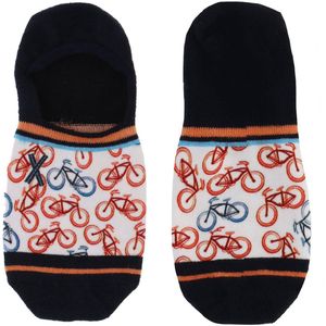XPOOOS & AFNF Beach Bike - Heren Footies - Sneakersokken - Bamboe - Maat 39/42