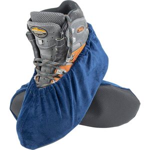 Overschoenen | Pantoffels | Velours | Blauw | Maat 37-42 | Antislip | Wasbaar | Schoenhoesjes | Schoenovertrekken