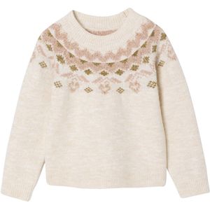 Vertbaudet - Jacquard Trui - Meisjes - Met Glinsterende Details