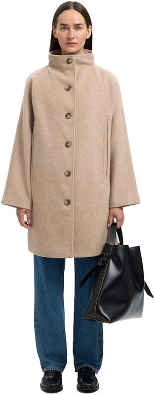 SELECTED - SLFVINNI - Tussenmantel - Crème