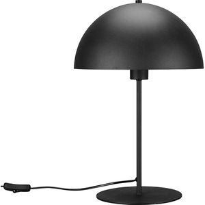LED Tafellamp - Torna Alia - E27 Fitting - Rond - Mat Zwart - Metaal