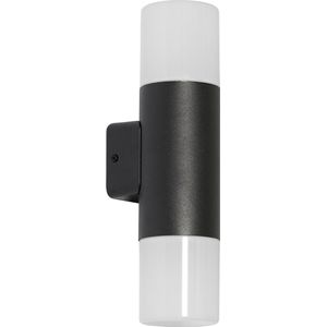 QAZQA odense - Moderne Wandlamp voor buiten - 2 lichts - L 8.5 cm - Zwart - Buitenverlichting
