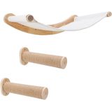 LBB Katten klimmuur met Hangmat - Krabpalen met hangmat - Klim wand - Krabpaal muur - Krabpaal voor grote katten - Kattenspeeltjes
