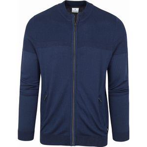 Blue Industry - Vest Donkerblauw - Heren - Maat XXL - Modern-fit