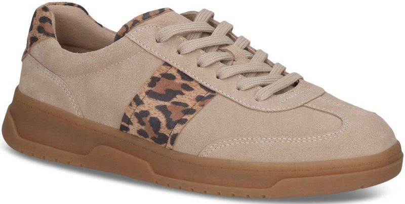 Caprice - 9-23603-45 - Dames Sneaker - G-breedte - Zwart - Ziegenleder